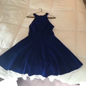 Open back mini dress